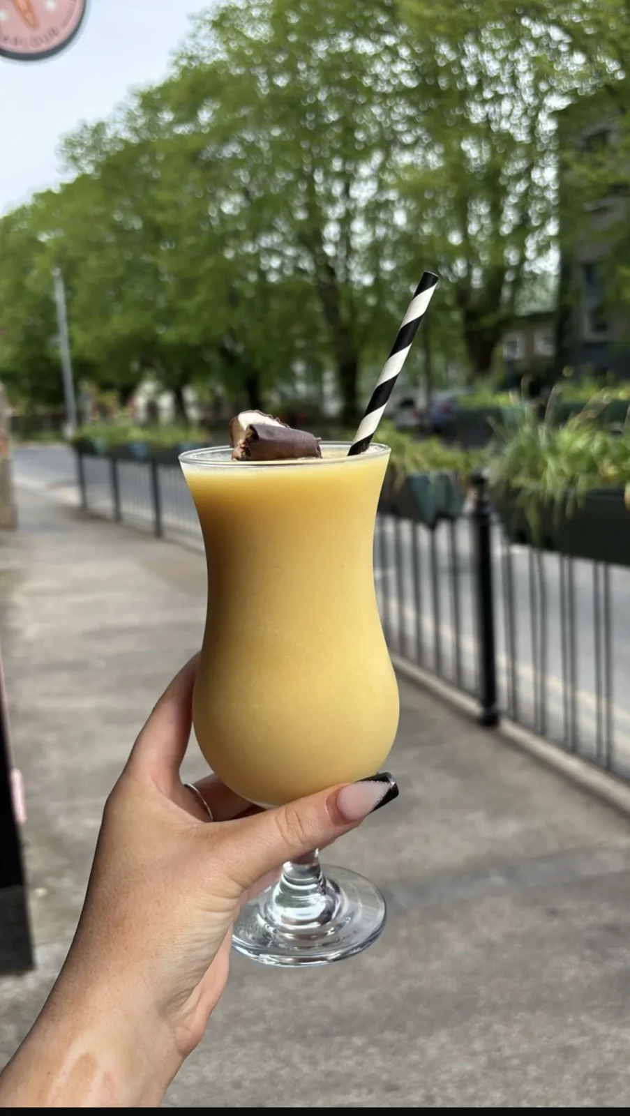 A frozen cocktail on Parnell Street
