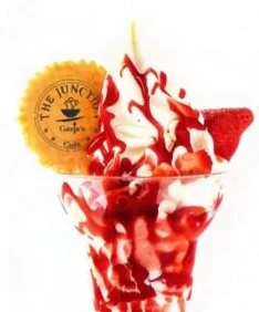 Strawberry & Cream whippy sundae