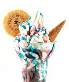 Unicorn whippy sundae